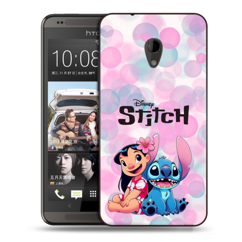 Пластиковый чехол на HTC Desire 700 с принтом Лило и Стич Пластиковый чехол на HTC Desire 700 с принтом Лило и Стич