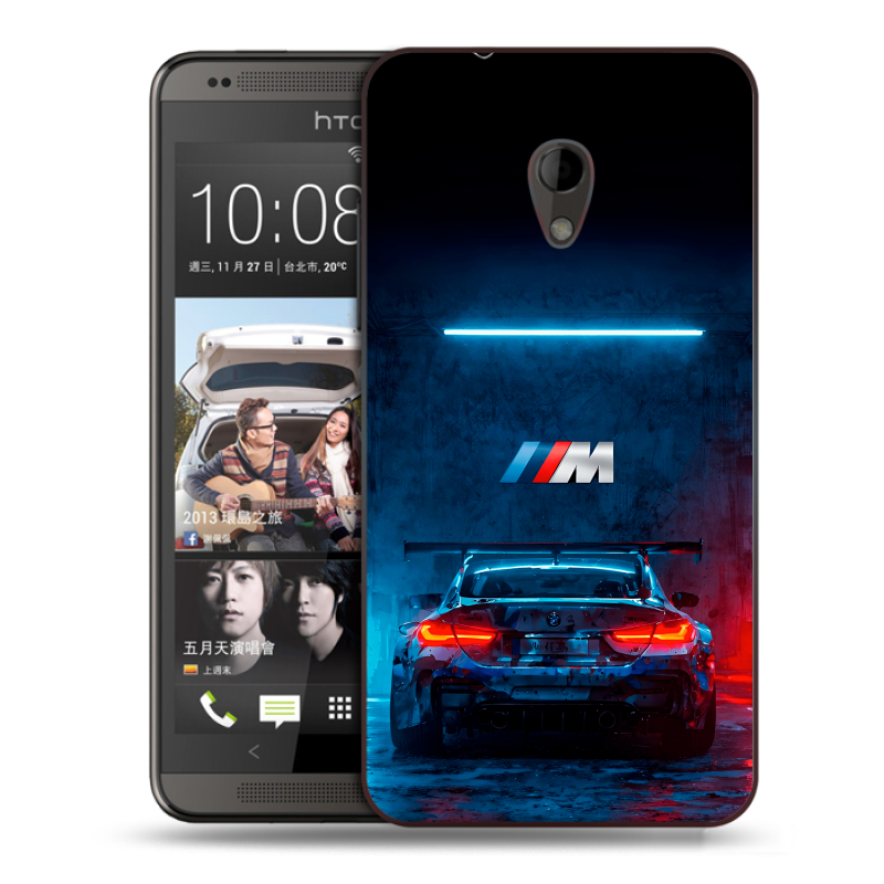 Пластиковый чехол на HTC Desire 700 с принтом BMW БМВ Пластиковый чехол на HTC Desire 700 с принтом BMW БМВ