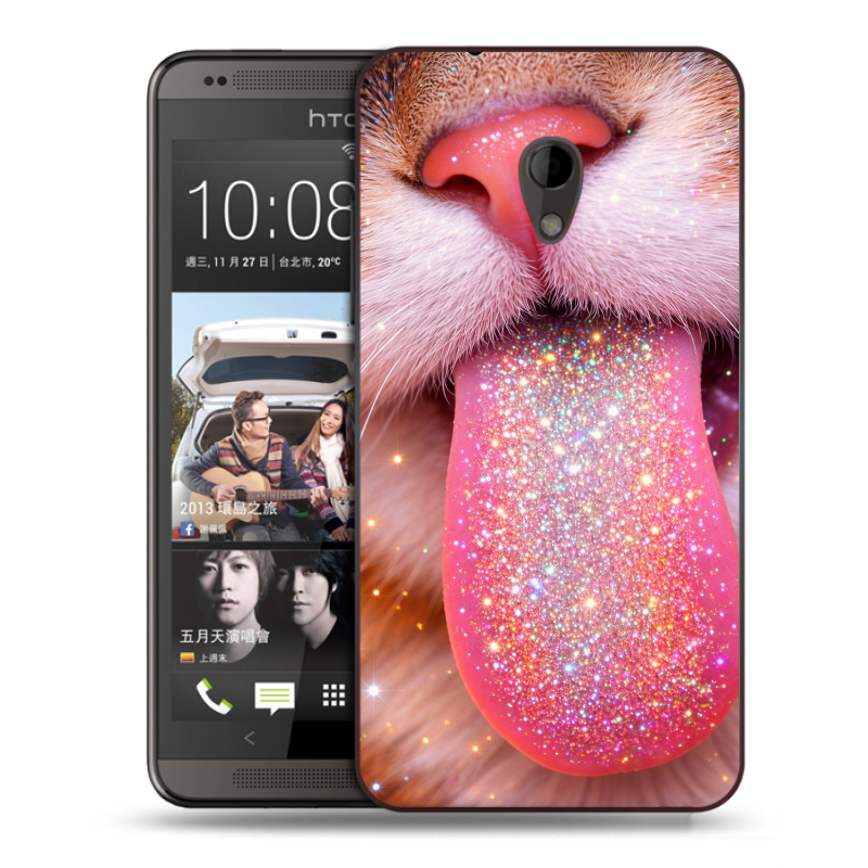 Пластиковый чехол на HTC Desire 700 с принтом для девочек Пластиковый чехол на HTC Desire 700 с принтом для девочек