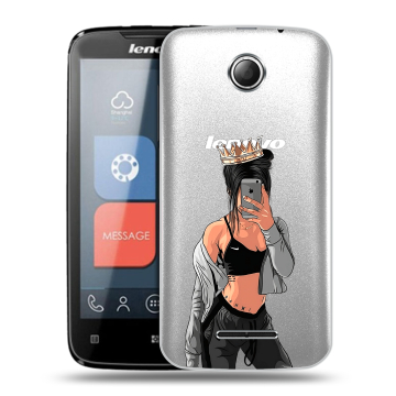 Пластиковый чехол на Lenovo A390 с принтом Женские принты