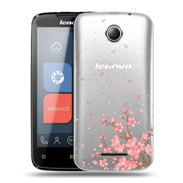 Пластиковый чехол на Lenovo A390 с принтом Ветка сакуры