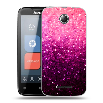 Пластиковый чехол на Lenovo A390 с принтом Блестки Пластиковый чехол на Lenovo A390 с принтом Блестки