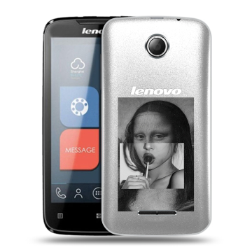 Пластиковый чехол на Lenovo A390 с принтом Мона Лиза