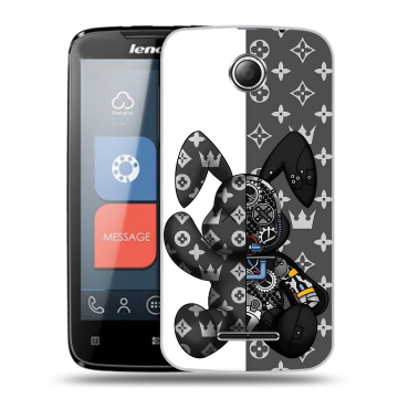 Пластиковый чехол на Lenovo A390 с принтом Луи робот