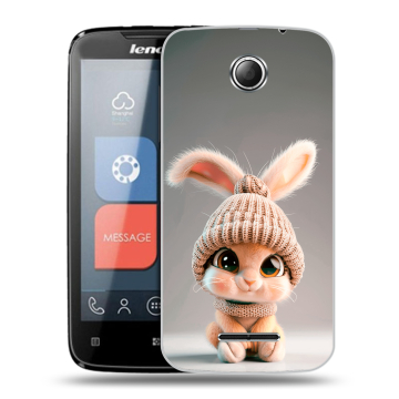 Пластиковый чехол на Lenovo A390 с принтом Кролик Пластиковый чехол на Lenovo A390 с принтом Кролик