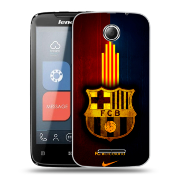 Пластиковый чехол на Lenovo A390 с принтом Барселона Barcelona