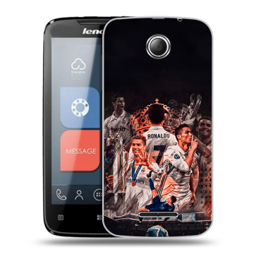 Пластиковый чехол на Lenovo A390 с принтом Реал Роналдо Real Ronaldo