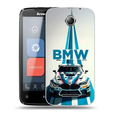 Пластиковый чехол на Lenovo A390 с принтом БМВ BMW