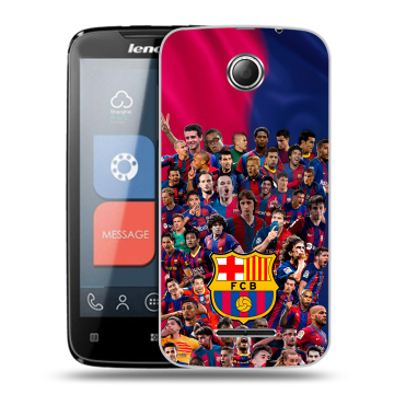 Пластиковый чехол на Lenovo A390 с принтом Барселона Barcelona