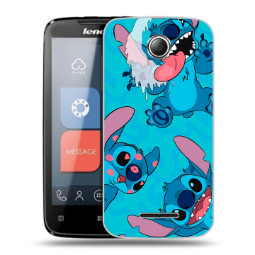 Пластиковый чехол на Lenovo A390 с принтом Лило и Стич