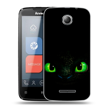 Пластиковый чехол на Lenovo A390 с принтом Как приручить дракона