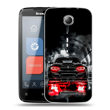 Пластиковый чехол на Lenovo A390 с принтом BMW БМВ Пластиковый чехол на Lenovo A390 с принтом BMW БМВ