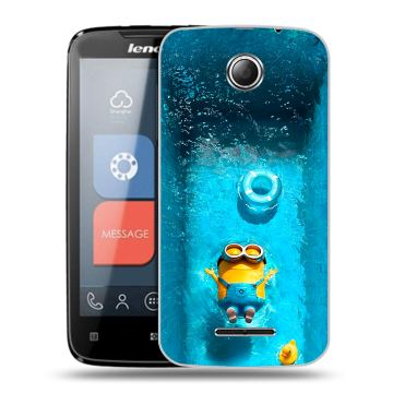 Пластиковый чехол на Lenovo A390 с принтом Миньоны Пластиковый чехол на Lenovo A390 с принтом Миньоны