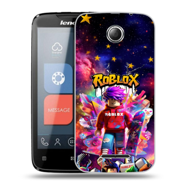 Пластиковый чехол на Lenovo A390 с принтом Roblox Роблокс Пластиковый чехол на Lenovo A390 с принтом Roblox Роблокс