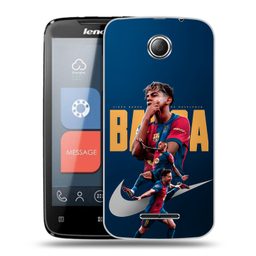 Пластиковый чехол на Lenovo A390 с принтом Барселона Barca Yamal 