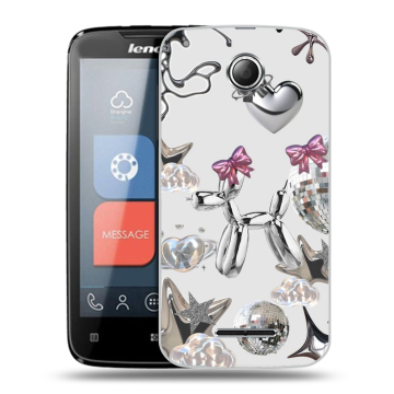 Пластиковый чехол на Lenovo A390 с принтом Y2K