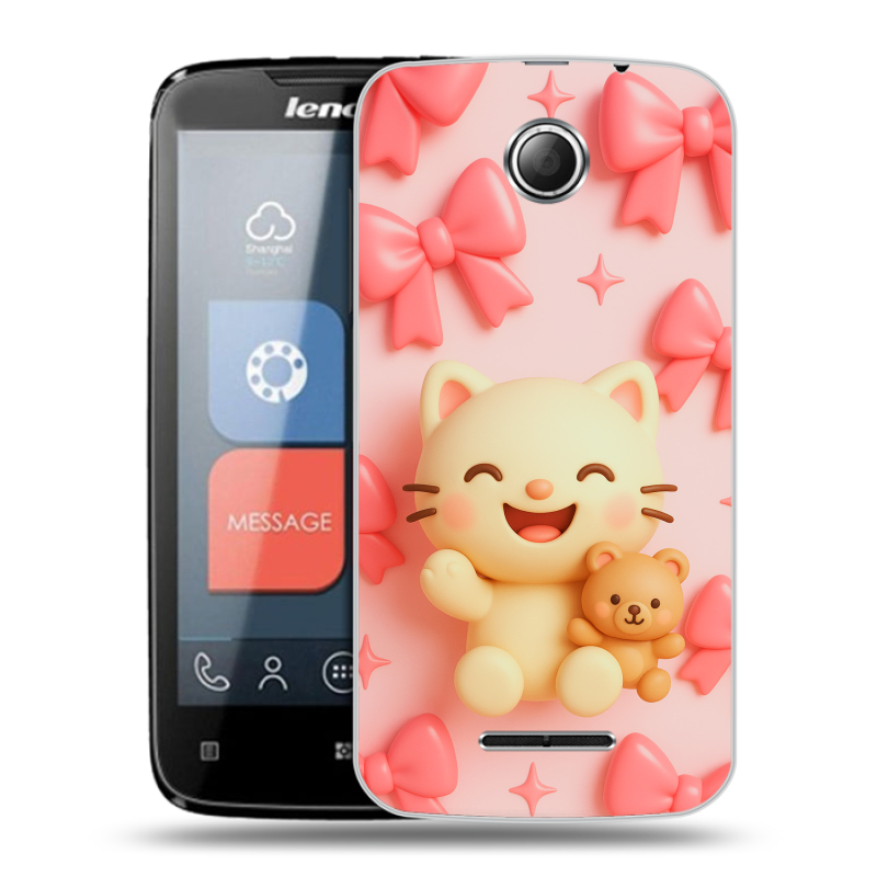 Пластиковый чехол на Lenovo A390 с принтом для девочек Пластиковый чехол на Lenovo A390 с принтом для девочек