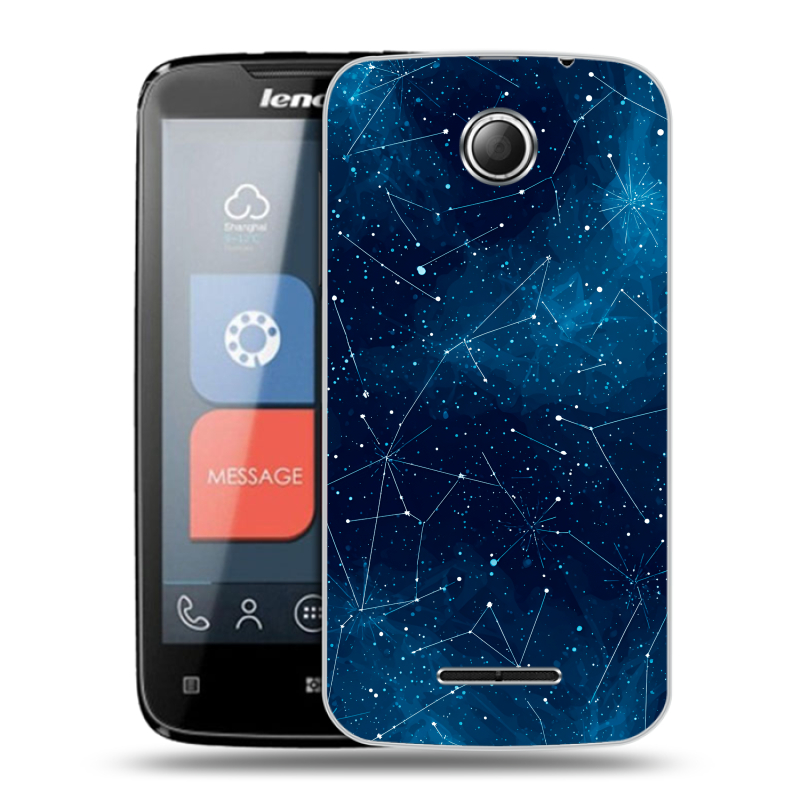 Пластиковый чехол на Lenovo A390 с принтом Космос звезды Пластиковый чехол на Lenovo A390 с принтом Космос звезды
