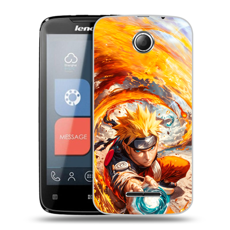 Пластиковый чехол на Lenovo A390 с принтом Аниме Наруто Naruto Пластиковый чехол на Lenovo A390 с принтом Аниме Наруто Naruto