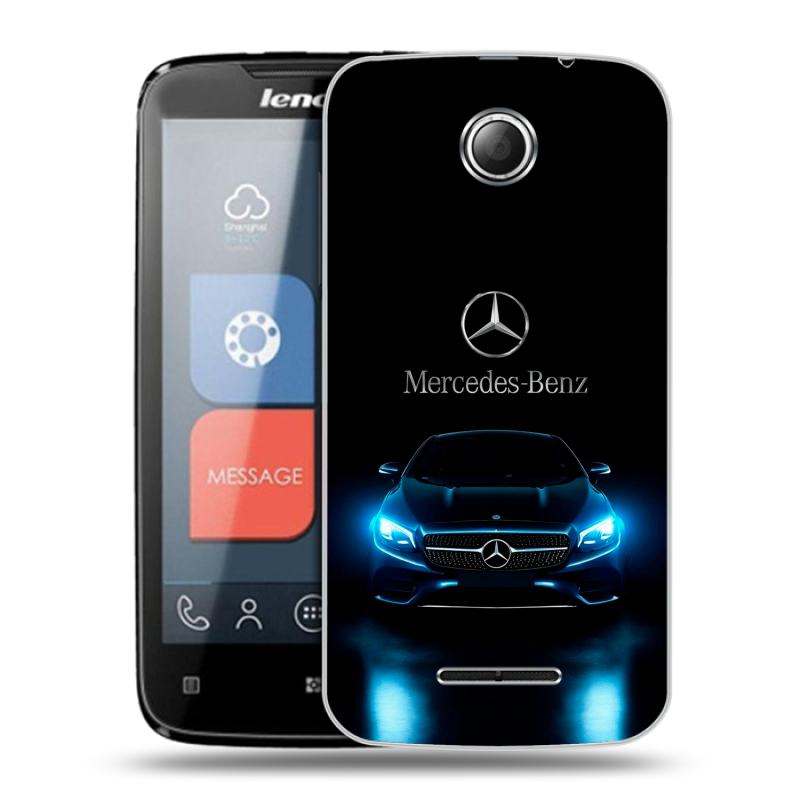 Пластиковый чехол на Lenovo A390 с принтом Mercedes Мерседес Пластиковый чехол на Lenovo A390 с принтом Mercedes Мерседес