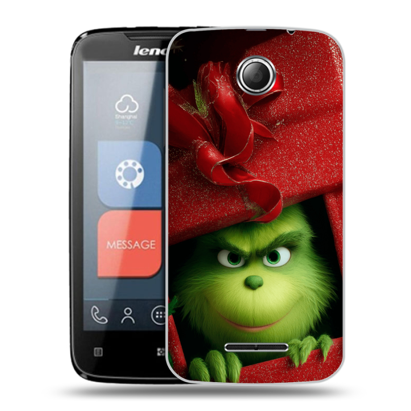 Пластиковый чехол на Lenovo A390 с принтом Новый год Пластиковый чехол на Lenovo A390 с принтом Новый год