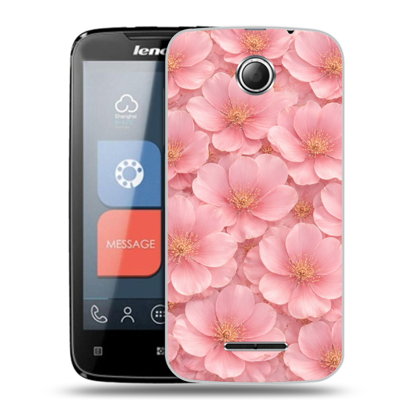 Пластиковый чехол на Lenovo A390 с принтом женский Пластиковый чехол на Lenovo A390 с принтом женский