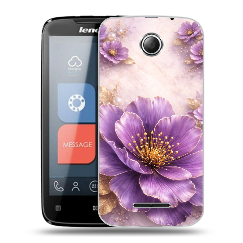Пластиковый чехол на Lenovo A390 с принтом женский Пластиковый чехол на Lenovo A390 с принтом женский