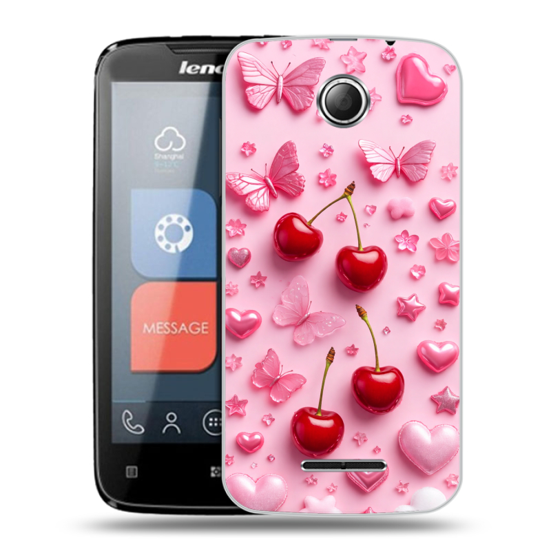 Пластиковый чехол на Lenovo A390 с принтом для девочек Пластиковый чехол на Lenovo A390 с принтом для девочек