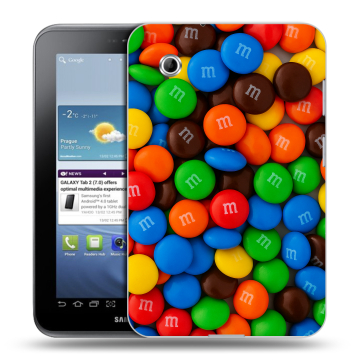 Силиконовый чехол на планшета Samsung Galaxy Tab 2 7.0 GT-P3100 с принтом Конфеты Силиконовый чехол на планшета Samsung Galaxy Tab 2 7.0 GT-P3100 с принтом Конфеты