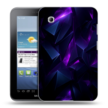 Силиконовый чехол на Samsung Galaxy Tab 2 7.0 с принтом Абстракиция