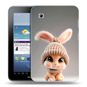 Силиконовый чехол на Samsung Galaxy Tab 2 7.0 с принтом Кролик