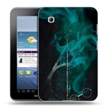 Силиконовый чехол на Samsung Galaxy Tab 2 7.0 с принтом Гарри Поттер Harry Potter