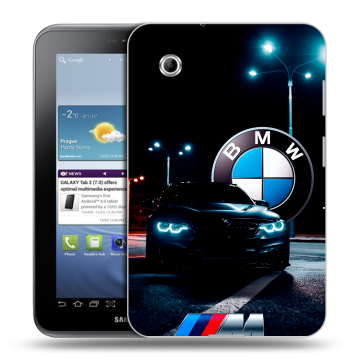 Силиконовый чехол на Samsung Galaxy Tab 2 7.0 с принтом БМВ BMW