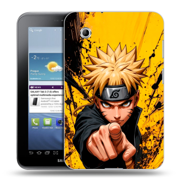 Силиконовый чехол на Samsung Galaxy Tab 2 7.0 с принтом Naruto Наруто