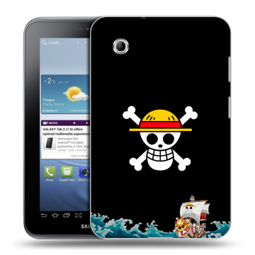 Силиконовый чехол на Samsung Galaxy Tab 2 7.0 с принтом One Piece Ван Пис