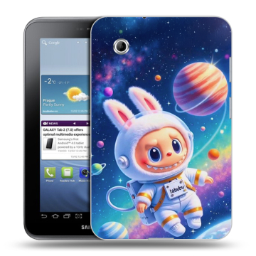 Силиконовый чехол на Samsung Galaxy Tab 2 7.0 с принтом Labubu Лабубу Силиконовый чехол на Samsung Galaxy Tab 2 7.0 с принтом Labubu Лабубу