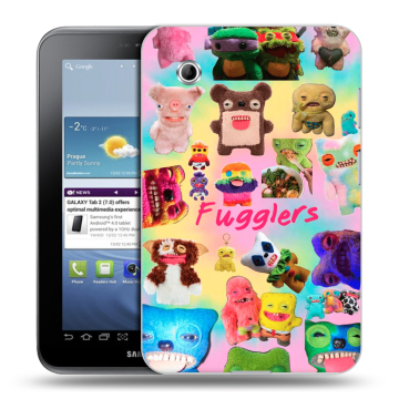 Силиконовый чехол на Samsung Galaxy Tab 2 7.0 с принтом Флагер Fuggler