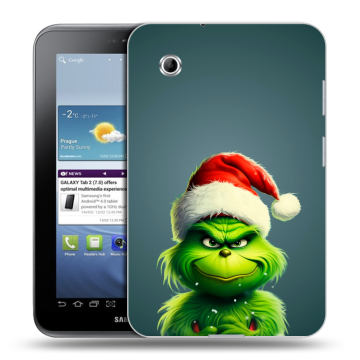 Силиконовый чехол на Samsung Galaxy Tab 2 7.0 с принтом Новый год