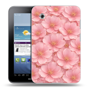 Силиконовый чехол на Samsung Galaxy Tab 2 7.0 с принтом женский
