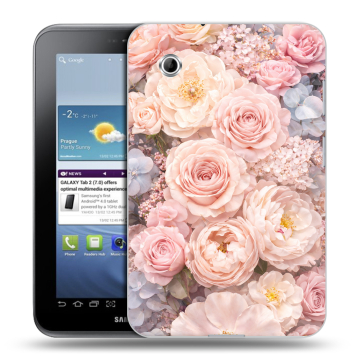 Силиконовый чехол на Samsung Galaxy Tab 2 7.0 с принтом женский Силиконовый чехол на Samsung Galaxy Tab 2 7.0 с принтом женский