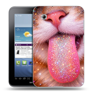 Силиконовый чехол на Samsung Galaxy Tab 2 7.0 с принтом для девочек Силиконовый чехол на Samsung Galaxy Tab 2 7.0 с принтом для девочек