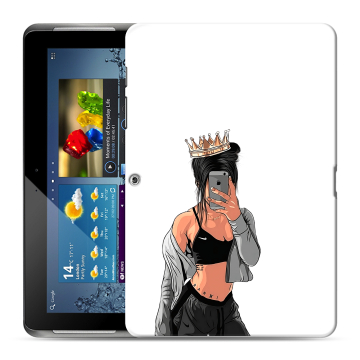Силиконовый чехол на Samsung Galaxy Tab 2 10.1 с принтом Женские принты