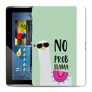 Силиконовый чехол на планшета Samsung Galaxy Tab 2 10.1 GT-P5100 с принтом Лама Силиконовый чехол на планшета Samsung Galaxy Tab 2 10.1 GT-P5100 с принтом Лама