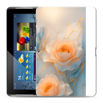 Силиконовый чехол на Samsung Galaxy Tab 2 10.1 с принтом Женский
