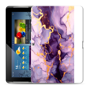 Силиконовый чехол на Samsung Galaxy Tab 2 10.1 с принтом Мрамор