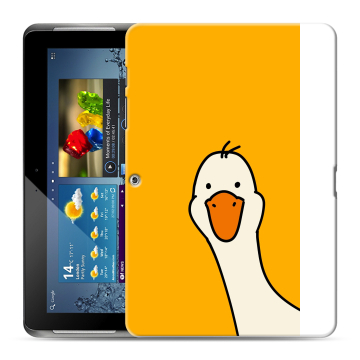 Силиконовый чехол на Samsung Galaxy Tab 2 10.1 с принтом Утка