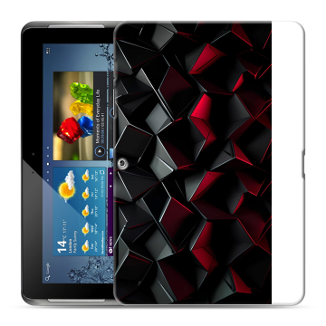 Силиконовый чехол на Samsung Galaxy Tab 2 10.1 с принтом Абстракция
