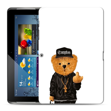 Силиконовый чехол на Samsung Galaxy Tab 2 10.1 с принтом Мишка