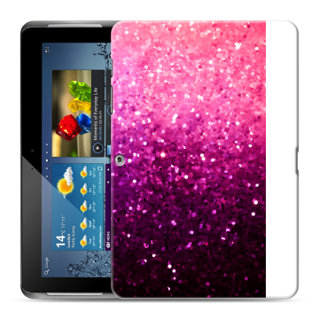 Силиконовый чехол на Samsung Galaxy Tab 2 10.1 с принтом Блестки
