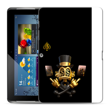 Силиконовый чехол на Samsung Galaxy Tab 2 10.1 с принтом Золотой скрудж макдак Силиконовый чехол на Samsung Galaxy Tab 2 10.1 с принтом Золотой скрудж макдак